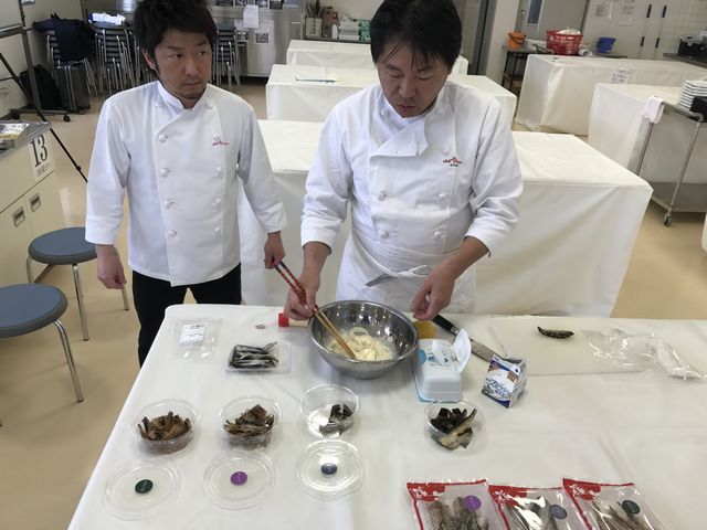 奥田シェフ　魚食